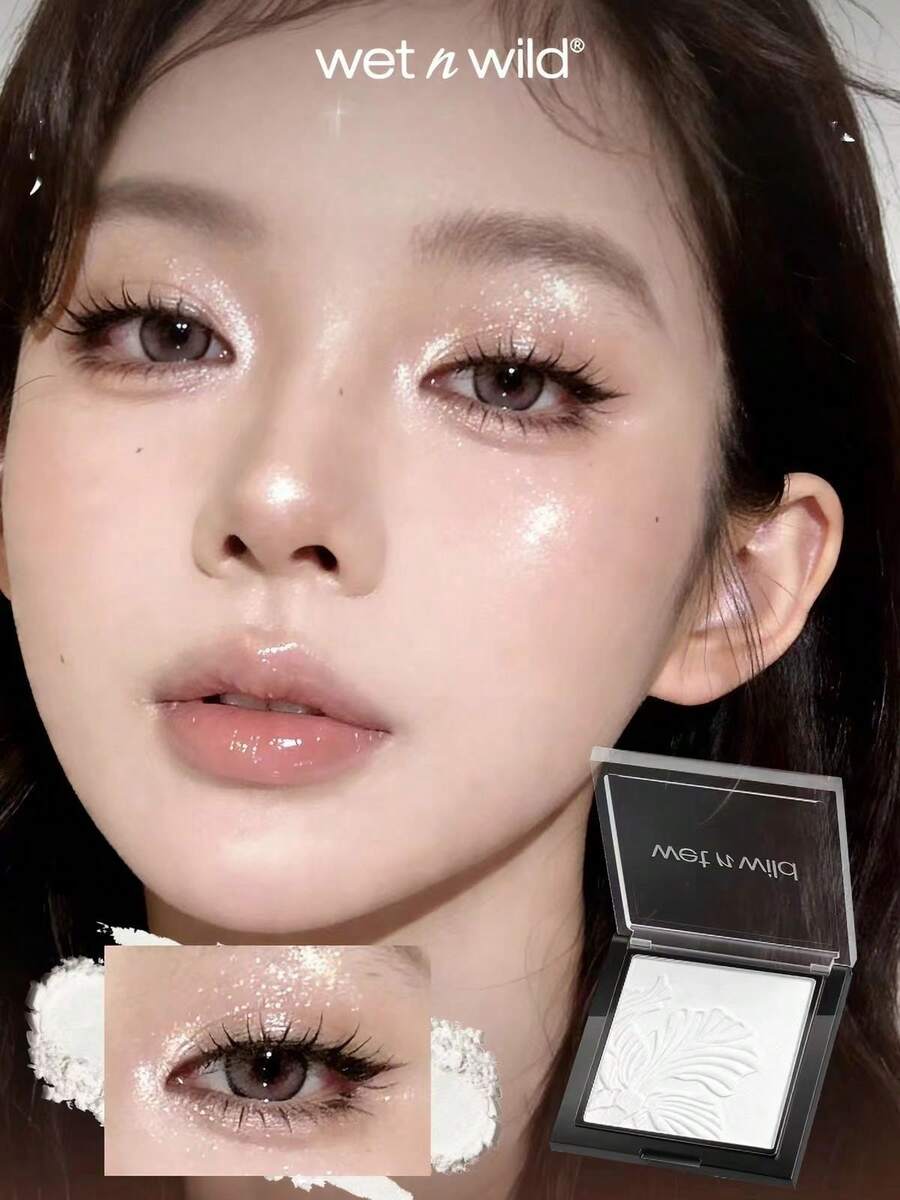 Wet N Wild Fine Glitter Highlighter Powder, Shimmery Eye Corner Brightening Pearl For Nose - Galaxy Rhinestones - View 1