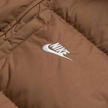 Nike Sportswear Club Men's Water-Repellent Hooded Down Parka Jacket Brown - Brown - View 7