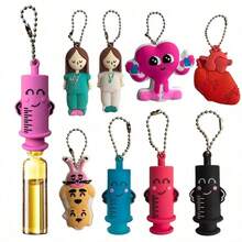 1pc Keychain Ampoule Opener, Syringe-Shaped Cutter, Nurse/Doctor Ampoule Opening Assistant Tool, Bottle Neck Breaker - one-size - View 7