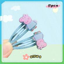 Peppa Pig 2/6 قطع مشابك شعر بيبا بيج اللطيفة، مشابك الغرة، إكسسوارات مشابك الشعر، أفضل هدية عطلة للأصدقاء، ديكور أجواء الحفلة، ديكور حفلة مثالي، هدية صديق مثالية، هدية عيد ميلاد، هدية صغيرة، أشياء صغيرة رخيصة - متعدد الألوان - مشاهدة 14