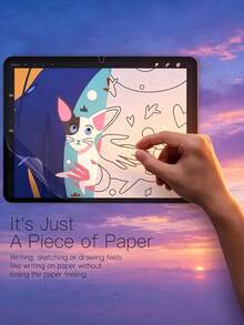 2Pcs Matte Paper Like Film Tablet Screen Protector, Anti Glare Anti Fingerprint Scratch Resistant Soft Writing Drawing Film, Compatible With IPad Air Pro 11 Inch 13 Inch 5th 6th 7th 8th 9th 10th 11th Gen 2024 2025/Compatible With Samsung Galaxy Tab S7 S8 S9 S10 FE Plus A9+ 12.4", Compatible With Xiaomi/Compatible With Huawei Matepad/Honor Pad - Matte - View 8