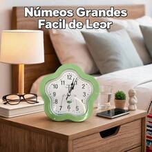 Unisex Practical Style For Bedroom And Office Desk Clock - Green - View 4