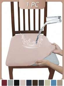 Waterproof Stretch Printed Dining Chair Slipcover, Machine Washable Removable Elastic Cover With Drawstring, Universal Milk Fiber Furniture Protector, Stain Resistant Anti-Scratch For Kitchen, Office & Pet Friendly Homes - Multicolor - View 31