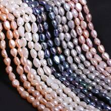 1String 36cm Natural Freshwater Pearl Beads Nugget Beaded For Jewelry Making DIY Charm Bracelet Necklace Accessories - Nugget Pearl - View 7