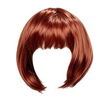 1Pc Forever & Moment Multi-Color Optional Short Bangs Bobo Wig Versatile Hair Wig Daily Party Hairpiece For 80s Party Music Festival Cosplay Halloween - Multicolor - View 25