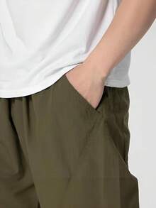 Timberland New Outdoor Sports Commute Loose Straight Leg Cargo Casual Pants For Men - Army Green - View 6