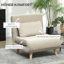 Massage Chair - Beige + Velvet + 1 Seat - View 3