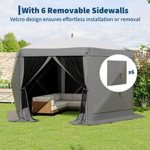 Kselythan Gazebos - Grey - View 5