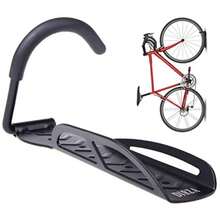 Soporte de pared para bicicleta Dirza para cochera, sistema de almacenamiento vertical para cobertizo de bicicleta fácil de colgar/desmontar resistente soporta hasta 65 libras con tornillos, color negro - Multicolor - Ver 1