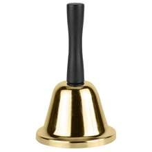 1pc Brass Hand Bell, Gold Bedside Dinner Bell, Service Butler Bell, Suitable For Classroom, Meditation, Games, Pet Training And More - Multicolor - View 12