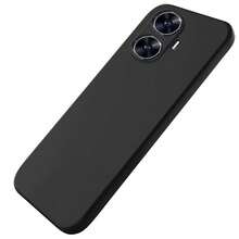 Casing Ponsel untuk C55 4G, dengan Perlindungan Kamera, Tipis, Tahan Guncangan, Fleksibel, Hitam Matte, Lembut, Silikon Pelindung - Hitam - View 4