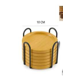 Nordic Luxury Small Coffee Table, Minimalist Modern Round Coffee Table/Side Table For Small Living Room - Brown - View 7