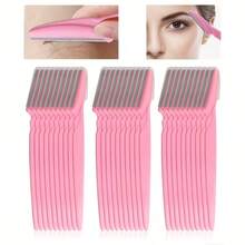 60pcs Eyebrow Trimmer And Razor Set, Exfoliating Shaving Tool, Body Hair Removal Trimmer And Facial & Kit, Long Handle Blades With Precision Protective Cover, Women's Eyebrow Grooming Tool, Suitable For Daily Or Travel Use, Face Razor - Multicolor - View 4