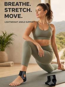 Ankle Yoga Support Brace | High Compression Fit, High Elasticity And Softness, Unisex, Ideal For Basketball, Running And Fitness Training - Perfect Choice For Sports Protective Gear - Multicolor - View 2