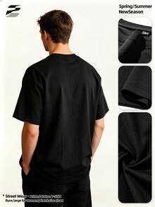 Men T-Shirts - Hitam - View 3