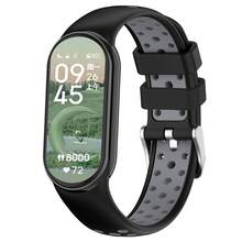1件裝 柔軟矽膠錶帶，適用於 Mi Band 8 9 10，運動手錶錶帶手環替換配件，相容 Mi Band 10 9 8 - Compatible With Xiao Mi band 8/9/10 - 查看 10