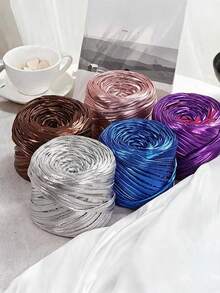 200g/捲 Nappa 輕量人造皮革線 DIY 編織鉤針手工線，適用手工包、鞋子、手工藝品，雪尼爾線 - LUGU - 查看 4