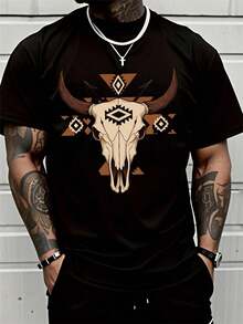 Men Sports Tees & Tanks - Black - View 1