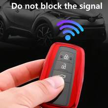 Car Key Case Protector Soft TPU Key Shell Cover Auto Accessories For Prius For Camry For Corolla For CHR For Prado 2018 2022 Dustproof And Anti Fall High-End Fashionable Keybag - KY25 - View 12