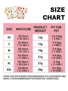 Pet Period-Specific Fruit Pattern Sanitary Pants Are Made Of Soft And Highly Elastic Milk Silk Fabric, Featuring A Cute Strawberry Pattern Design. They Are Period- And Anti-Disturbance Pants, Suitable For Small And Medium-Sized Pets - Red - View 3