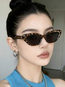 1/2/3件組女款高端時尚眼鏡套裝，中性貓眼眼鏡，適合派對、海灘與日常配戴 - 黑色 - 查看 3