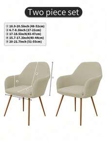 Solid Color New Curved Flannel Fleece High Stretch Full Coverage Chair Slipcover, Dustproof Decorative Furniture Protector, Universal Chair Cover For Hotel, Living Room, Study, Dining Room Daily Indoor Decoration - Multicolor - View 19