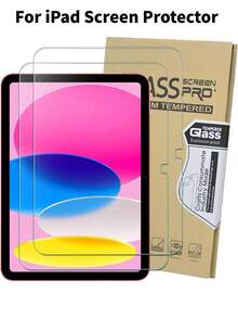 ZYONS 2pcs/Set Tempered Glass Screen Protector Compatible With IPad High Definition Tablet, Compatible With IPad A16 2025 11th Gen/Apple , Anti-Scratch, High Transparency, Anti-Fingerprint, Easy Installation, Anti-Shatter, Bubble-Free, Essential Choice For Daily Screen Protection. Screen Protector, Suitable For Office And Home Tablet Screen Protection, Tablet Accessories, Waterproof, Shockproof, Anti-Drop, Full Coverage, Compatible With IPad Air 11-Inch (M5/M4/M3/M2) 2026/2025/2024 11" 13" - Clear - View 30