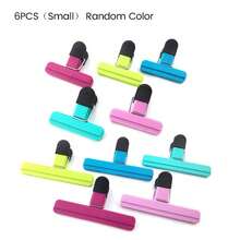 Random Color 1/6/10pcs Of Food Clips, Suitable For Refrigerator Food Storage Packaging, Snack Bags, Photos, Etc - Suitable For Home, Office, School, And Other Places - Multiple Styles - View 12