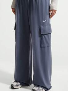 Nike Women's AS W NSW PHNX CARGO PANTS Sports Long Pants IW1199-491 - Dusty Blue - View 4