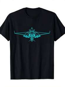 Men T-Shirts - 黑色 - 查看 1