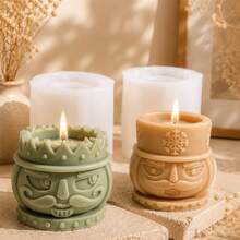 1/2PCS Christmas Nutcracker Candle Mold 3D Soldier Figurine Silicone Mold For DIY Handmade Candles Plaster Making Supplies Home Decoration Gift - Nutcracker - View 10
