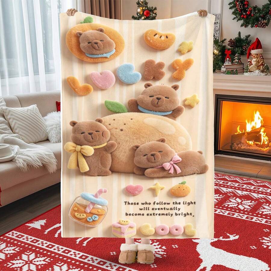 Sofa Blankets, Throw Blankets & Nap Blankets - 彩色 - 查看 1