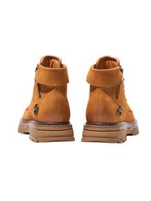 CAMEL CROWN Men's Water-Resistant High-Top Lace-Up Boots – Stylish, Non-Slip, Thick-Soled Work-Style Outdoor Boots - Desert Yellow - View 4