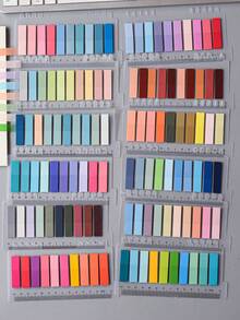 (4pcs/800 Sheets)./(6pcs/1200 Sheets)./(12pcs/2400 Sheets)Transparent Pet Pattern Sticky Notes, Index Tabs, Colorful Memo Pads, Label Stickers, 10 Designs Per Pack/Suitable For Back To School - one-size - View 14