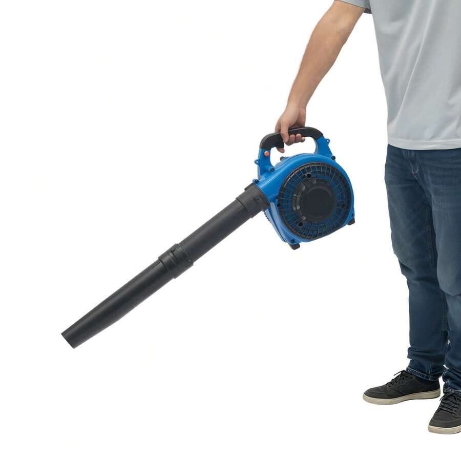 YUNRUX 2-Stroke Leaf Blower, Powerful Handheld Snow Blower, Leaf Blower For Lawn Care, Snow Removal In The Garden - 藍色 - 查看 1