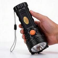 Unisex Practical Style Portable Lamp For Home And Travel - Black - View 1