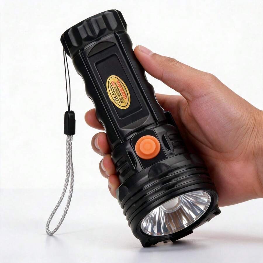 Unisex Practical Style Portable Lamp For Home And Travel - Black - View 1