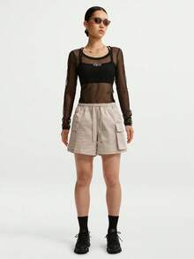 Nike Women's AS W NK STREET UTL Woven Cargo Shorts IV5010-236 - Khaki - View 6