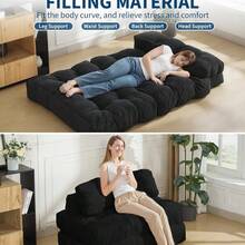 Sofa Bed Frame - Black - View 5