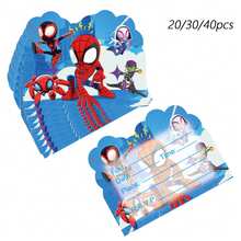 20/30/40pcs Friend Birthday Invitation Cards, Friend Party Decorations, Friend Party Supples, Friend Invitation Cards - Cartoon - View 2