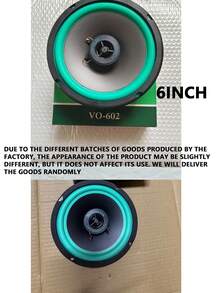 6-Inch Universal Car Hi-Fi Coaxial Stereo Speaker, 500W Car Door Audio Music Full-Range Speaker - Coaxial Horn - View 16