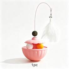 3-In-1 Rolling Ball Cat Toy With Feather Teaser, Bell, Catnip Ball And Rolling Ball, Self-Entertainment Toy, Durable Chew Toy For Kittens And Adult Cats - View 13