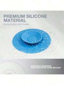 Universal 2-In-1 Kitchen Sink Drain Stopper With Premium Silicone Filter, Anti-Clogging Pop-Up Drain Plug, Hair Catcher For Bathtub, Shower And Sink - Multicolor - View 6