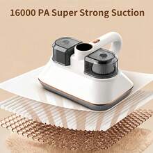 Handheld Mattress Vacuum Cleaner For Home, Powerful Suction, USB-C Fast Charging, Washable Filter, LED Real-Time Digital Display, Anti-Tangle Design, Suitable For Bed, Sofa, Carpet And Pet Hair Cleaning - Multicolor - View 3