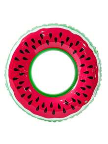 2026 New Fruit Style PVC Inflatable Swim Ring, Unisex Arm Floats, Green And Pink, Donut And Watermelon Shapes, Suitable For Summer Water Sports, Pool Party, Beach Party, Swimming Pool, Beach, Summer Vacation Swim Ring - Multicolor - View 14