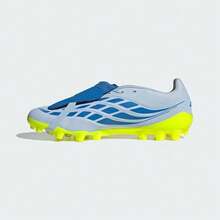 Sepatu Sepak Bola Lapangan Buatan adidas PREDATOR LEAGUE FT 2G/3G Comfort Fit Short Spike Unisex Biru Kristal - Biru Kristal - View 4