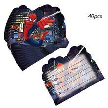 20/30/40pcs Birthday Invitation Cards, Party Decorations, Party Supples, Invitation Cards - Cartoon - View 7