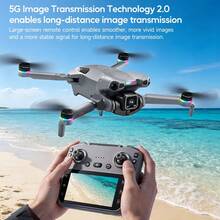 新款 K900MAX 無刷無人機 - 4.3 吋大螢幕 FPV 傳輸遙控器、光流定高、軌跡飛行、手機控制、速度切換、操作簡單 - 完美的聖誕節、萬聖節及各種節日禮物 - 查看 3