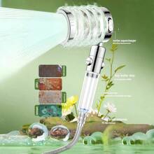 3-Mode Filter Boost Handheld Shower Set|One-Click Stop + 16 Replacement Cartridges|Home Water Purifying Beauty Shower Head|High Flow Bath Sprayer (For Shower Use Only) - Filtered Version - View 5