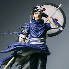High Fidelity Anime Peripheral Figure Ornament With Dual Head Sculpt, Cool Cape And Mask Design, GK Anime Statue Display Piece - Obito Uchiha - View 3